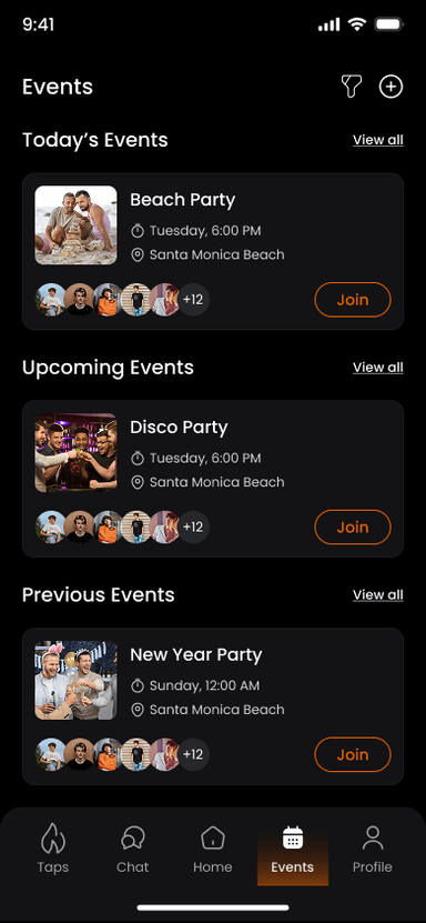 Oomphh app preview