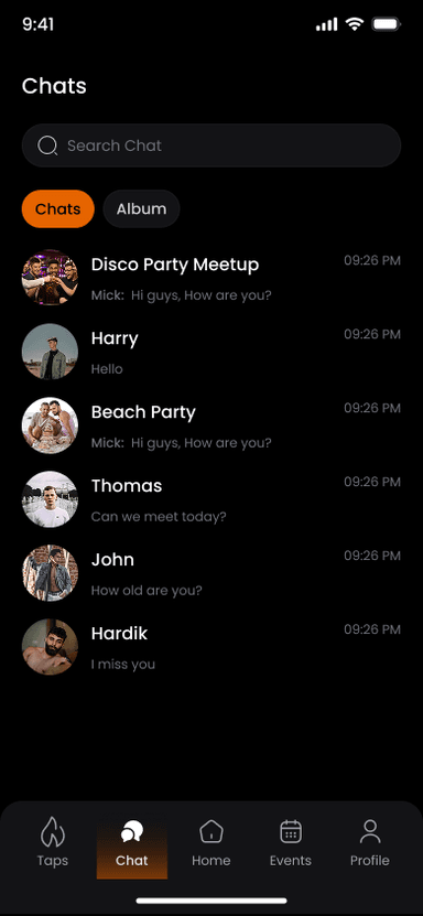 Oomphh app preview