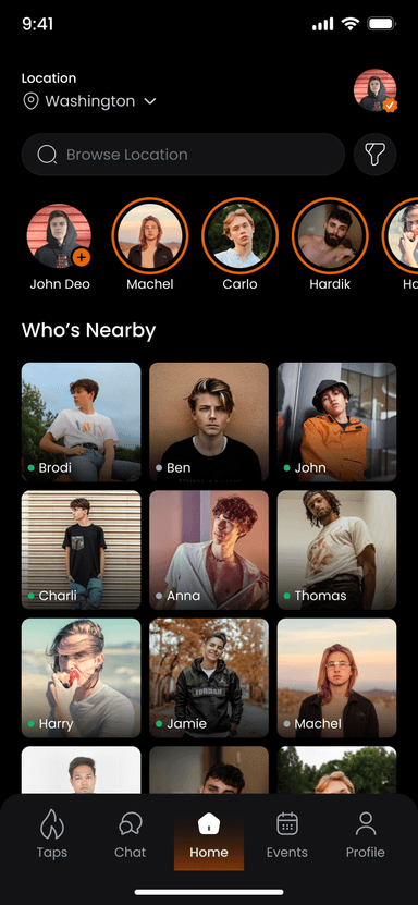 Oomphh app preview